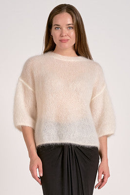 Elan sweater white s/s