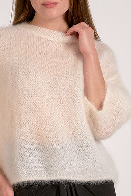 Elan sweater white s/s