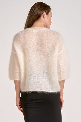 Elan sweater white s/s